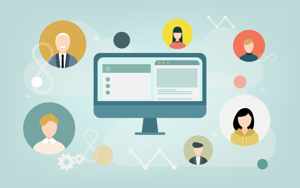 ウェブ戦略がうまく機能している図